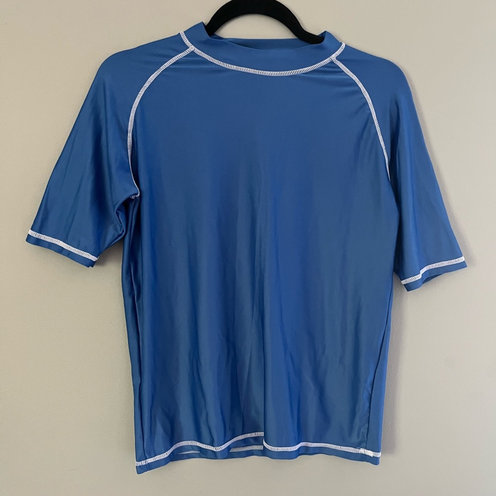 Small, blue, water-resistance shirt